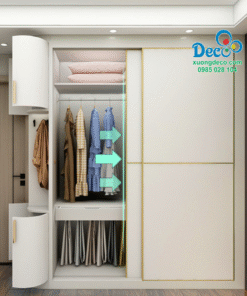 Tủ quần áo cửa lùa DTA104