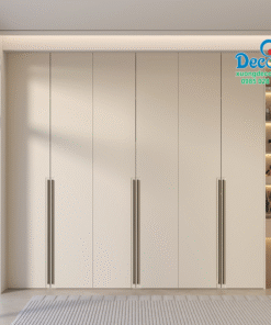 Tủ quần áo kết hợp kệ trang trí