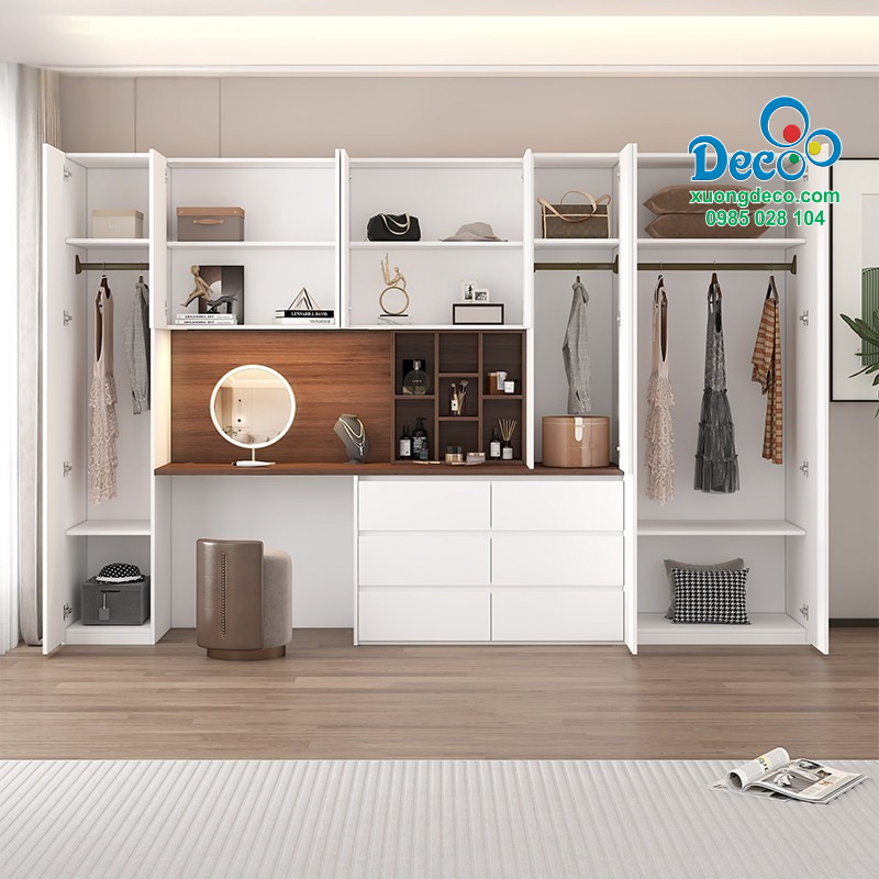 Tủ quần áo thiết kế hiện đại