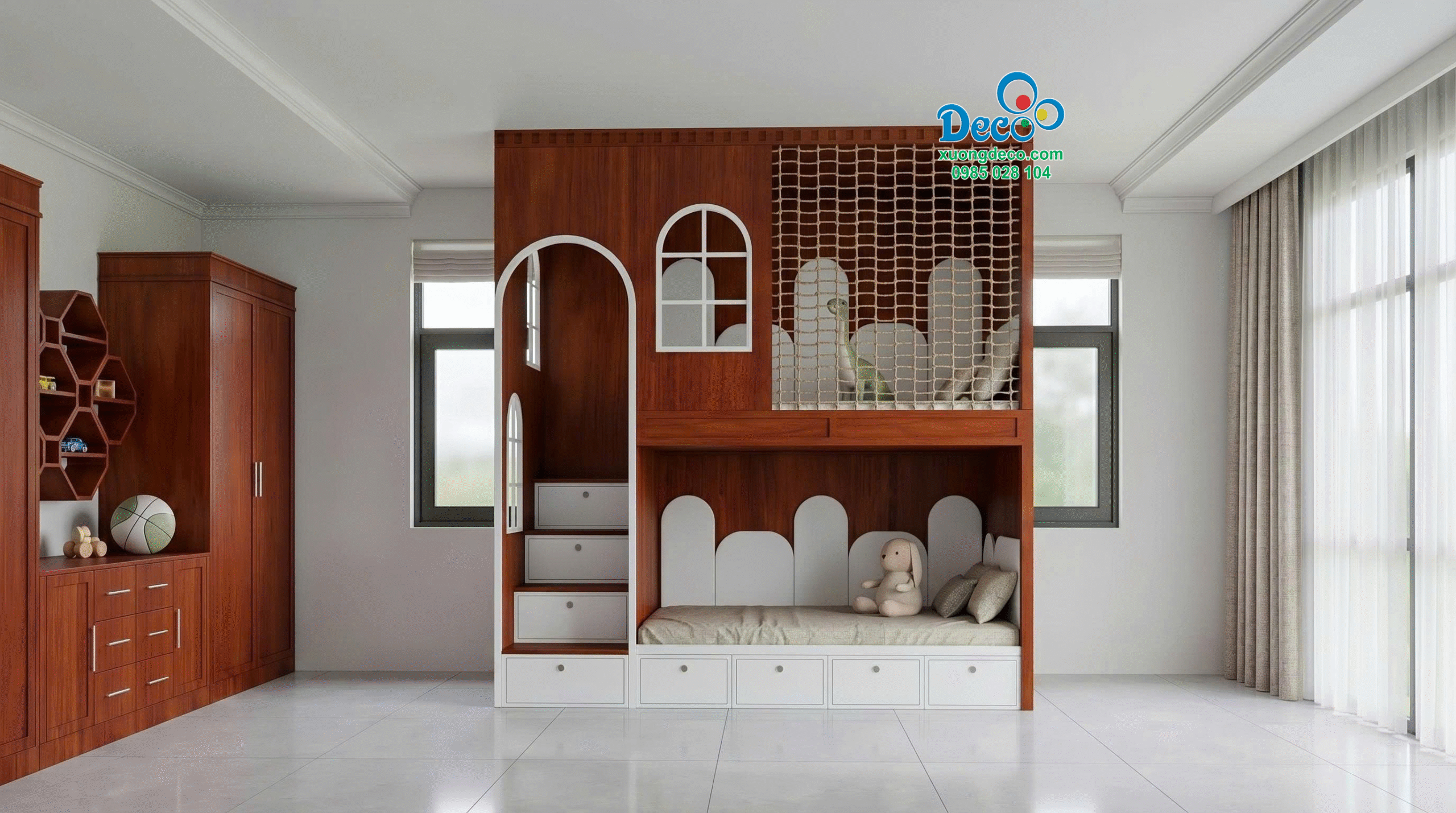 Giường tầng cho bé DGB99