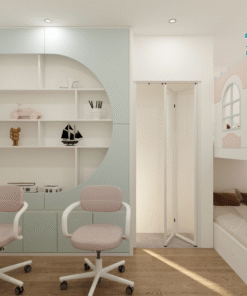 Giường tầng đẹp cho hai bé