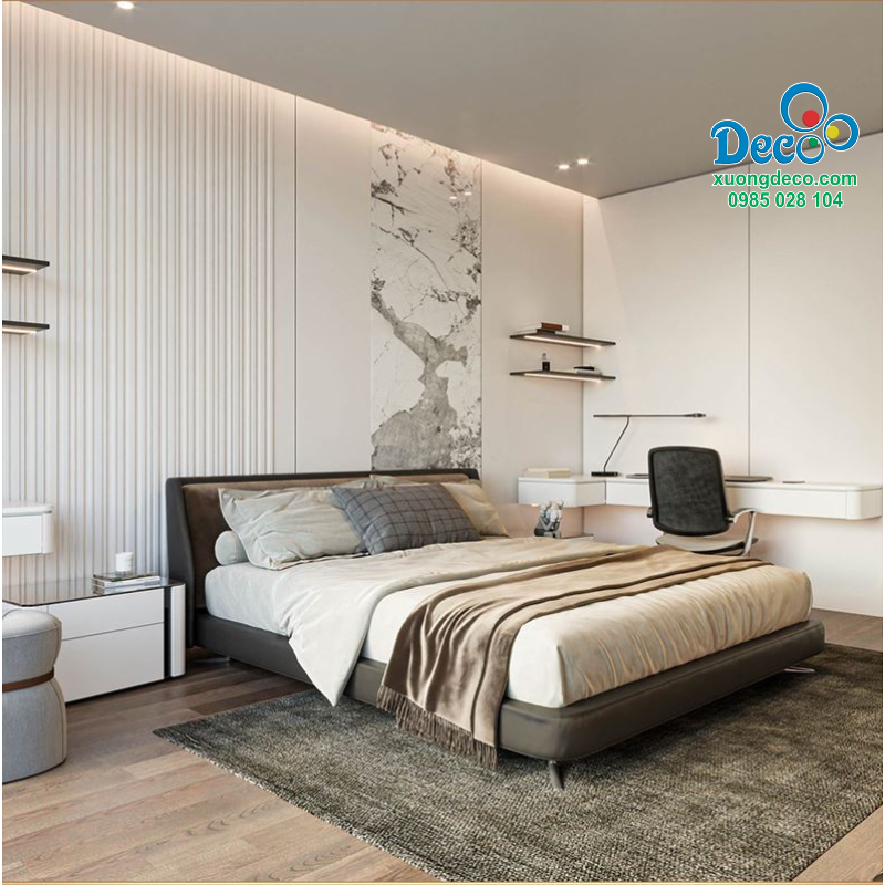 Thiết kế bàn làm việc treo tường