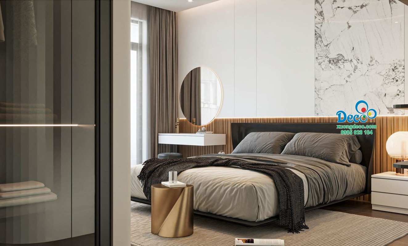 Thiết kế tích hợp bàn trang điểm