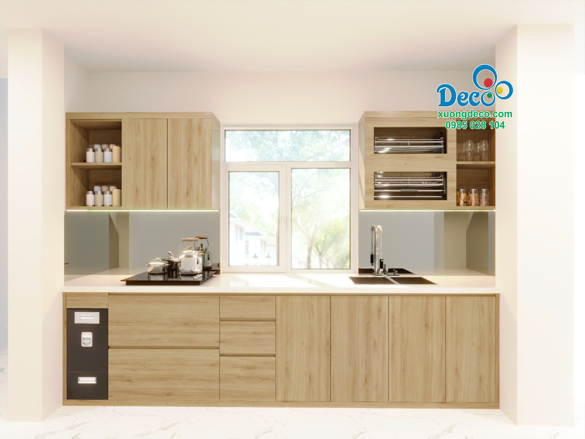 Thiết kế tủ bếp hiện đại