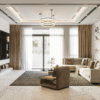 Tổng thể nội thất phòng khách hiện đại