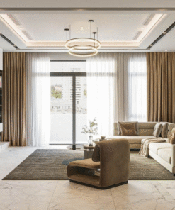 Tổng thể nội thất phòng khách hiện đại