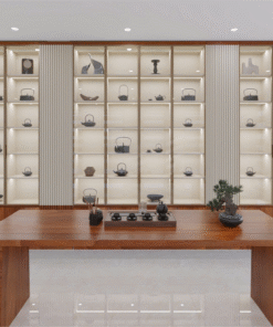 Tủ Trưng Bày Ấm Trà Đẹp Deco TTAT01
