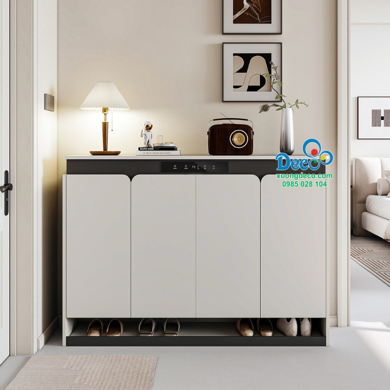 Tủ giày máy sấy gỗ plywood tiêu chuẩn E0