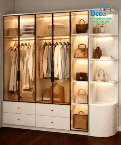 Tủ quần áo cánh kính Deco sang trọng