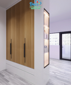 Tủ quần áo kịch trần Deco DTA135