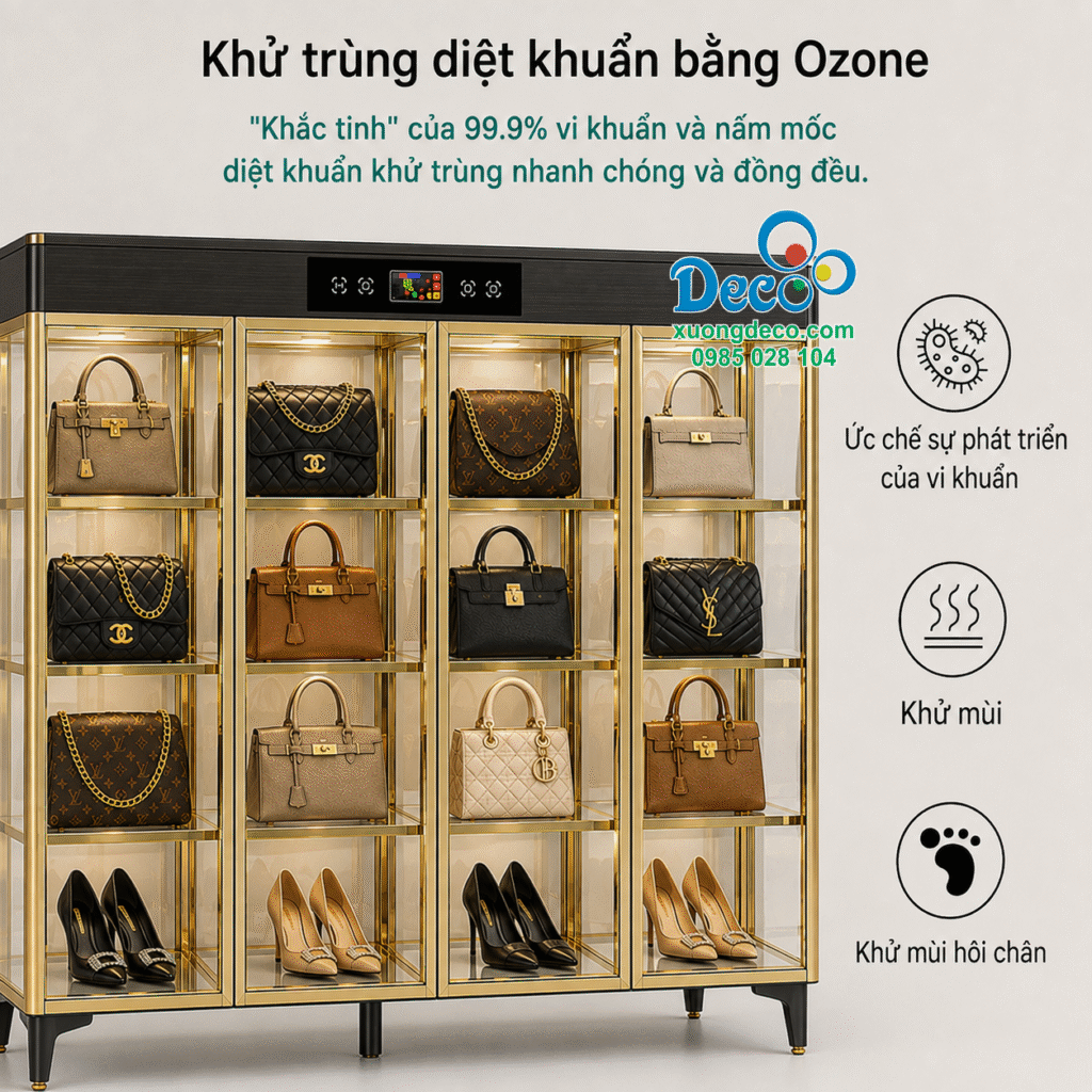 Bảo tồn vi khí hậu trong tủ bảo quản đồ hiệu