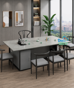 Bàn họp kết hợp bàn trà Deco hiện đại