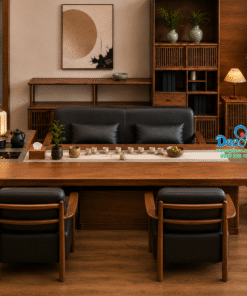 Bàn họp kết hợp bàn trà cao cấp Deco BHBT02