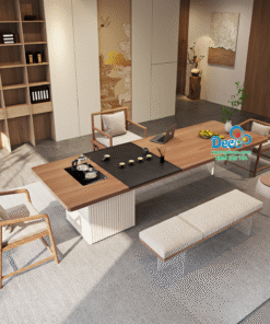 Bàn họp kết hợp bàn trà cao cấp Deco BHBT03