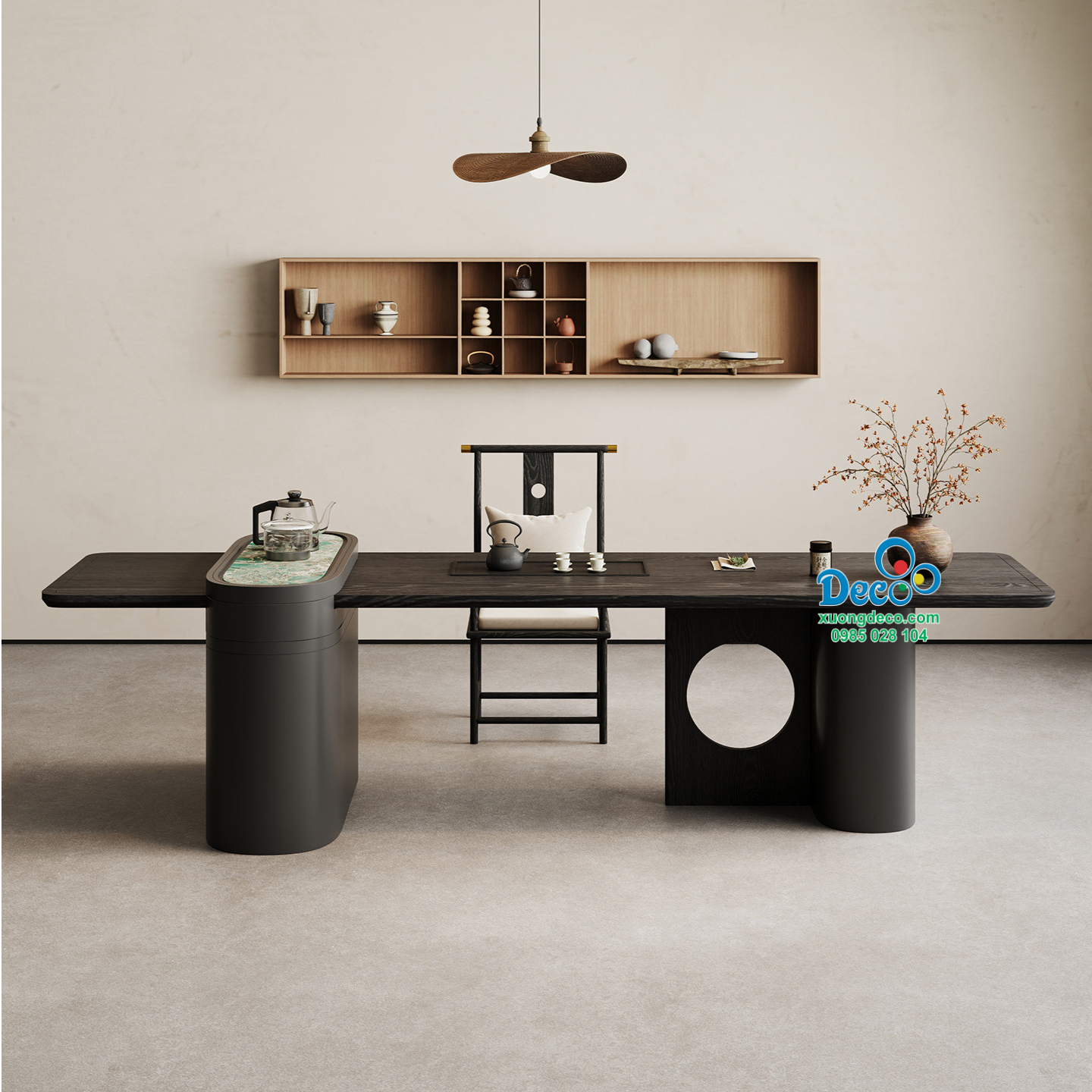 Bàn họp kết hợp bàn trà cao cấp Deco BHBT05