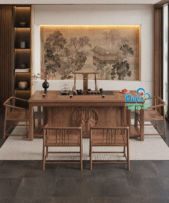 Bàn họp kết hợp bàn trà cao cấp Deco BHBT09