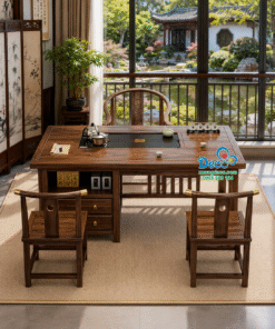 Bàn họp kết hợp bàn trà cao cấp Deco BHBT23