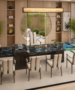 Bàn họp kết hợp bàn trà nội thất phòng sếp