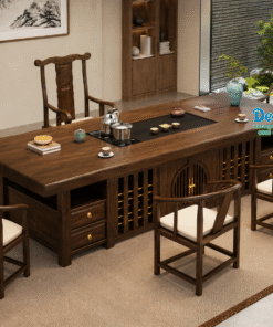 Bàn họp kết hợp bàn trà phòng họp cao cấp