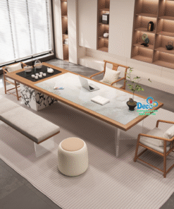 Bàn họp kết hợp bàn trà phòng lãnh đạo