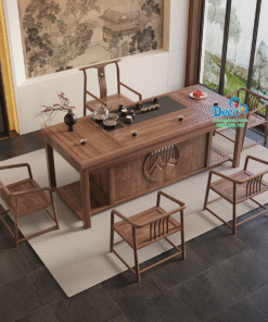 Bàn họp kết hợp bàn trà thiết kế cao cấp