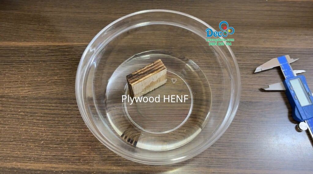 Deco tiến hành kiểm tra độ ẩm gỗ plywood HENF