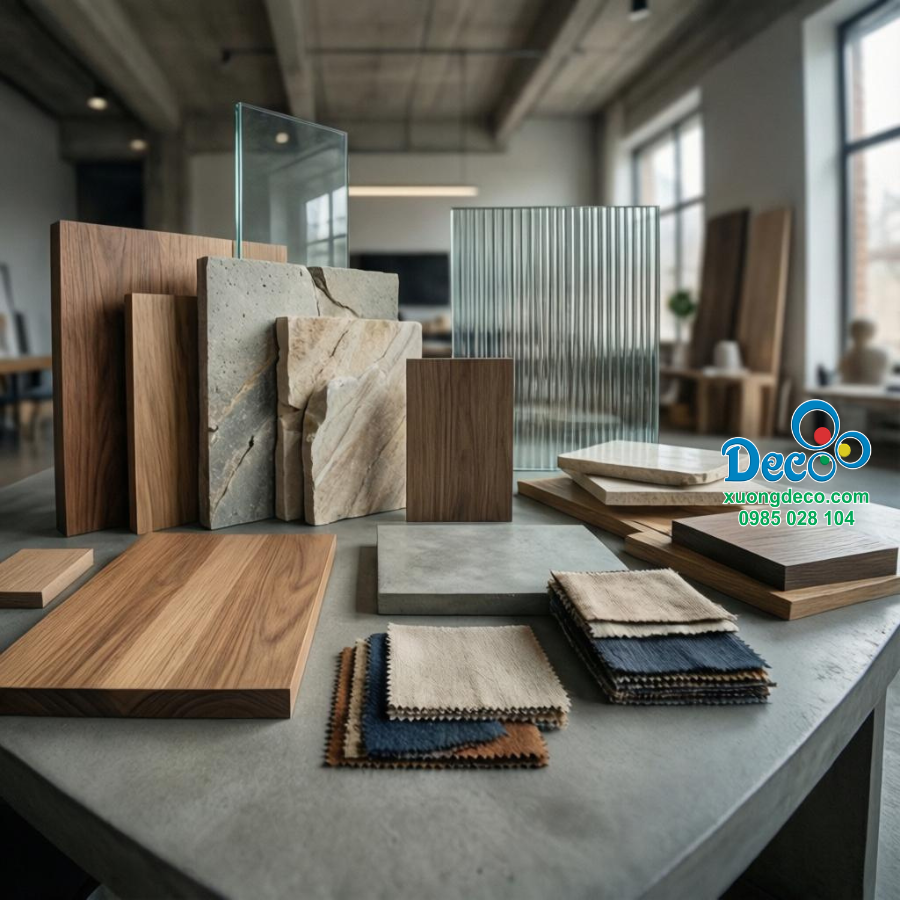 So sánh 7 loại vật liệu nội thất gồm MDF, Plywood, Composite và nhôm PMA