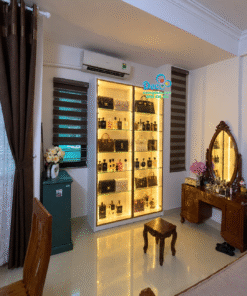 tủ trưng bày túi Luxury TTLX45 thiết kế theo yêu cầu tại nhà khách hàng