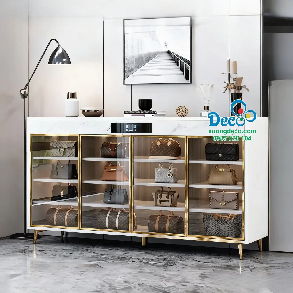 Tủ trưng bày và chăm sóc túi hàng hiệu cao cấp